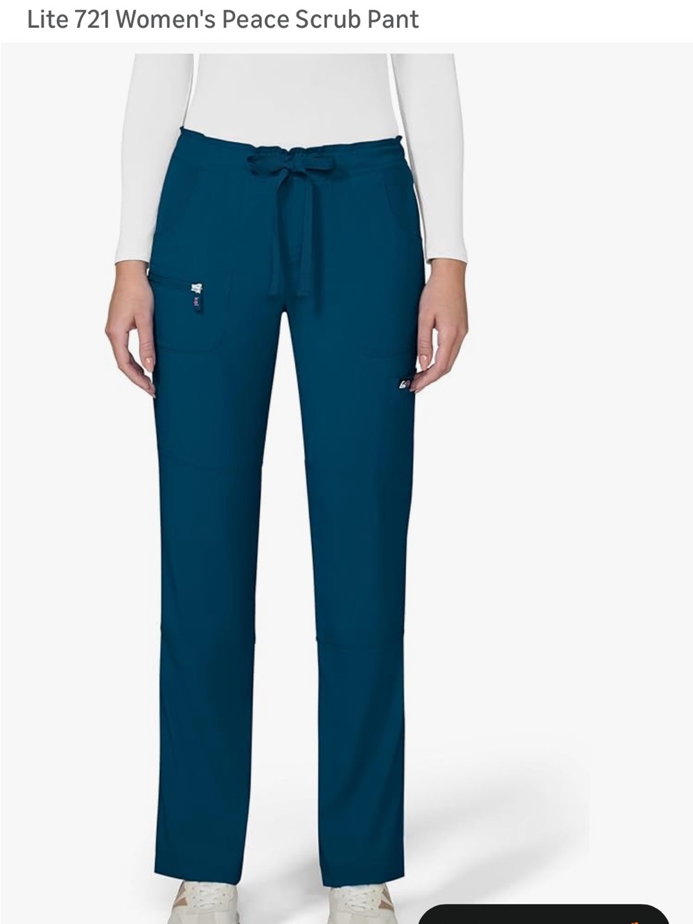 Koi Lite 721 Women's Peace Scrub Pant Color: Caribbean